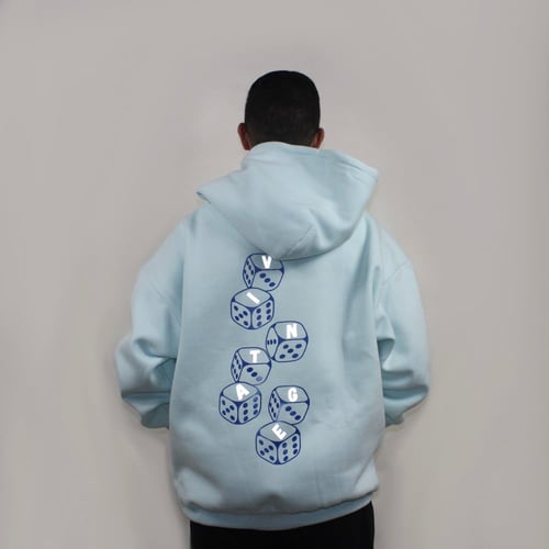 Light blue oversize hoodie