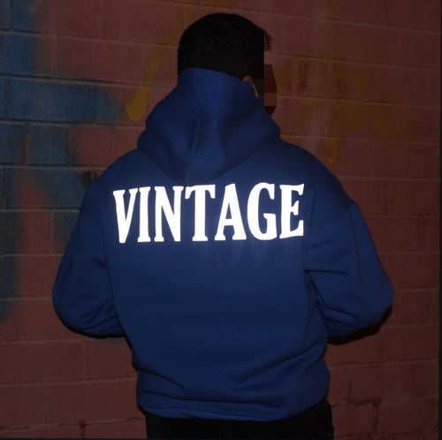 Blue Oversize Hoodie