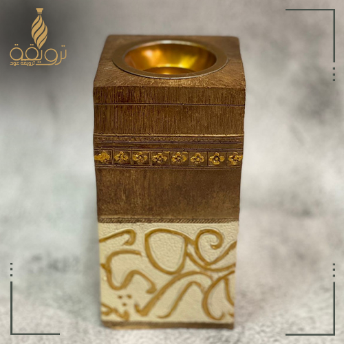 مبخرة خشبية لون أبيض