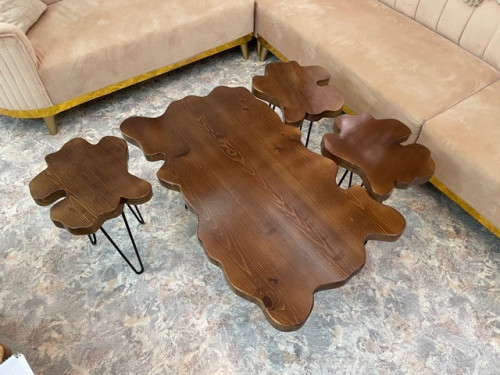 طقم طاولات وسط +3 خدمه