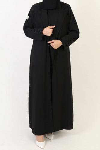 عباية رسمية - قماش كريب سعودي (011)