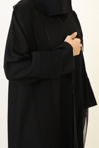 عباية كلاسيك - قماش كريب يباني(06)