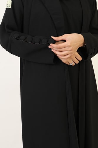 عباية رسمية - قماش كريب سعودي (011)