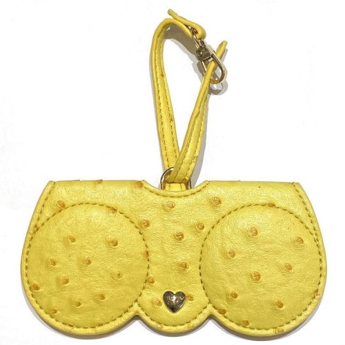 حامل نظارات - أصفر