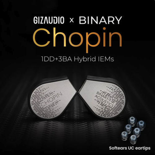 Binary × Gizaudio Chopin Earphone 1DD+3BA Hybrid i...