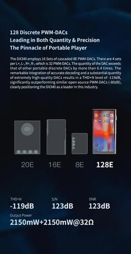 iBasso DX340 player music lossless Chinese brick H...