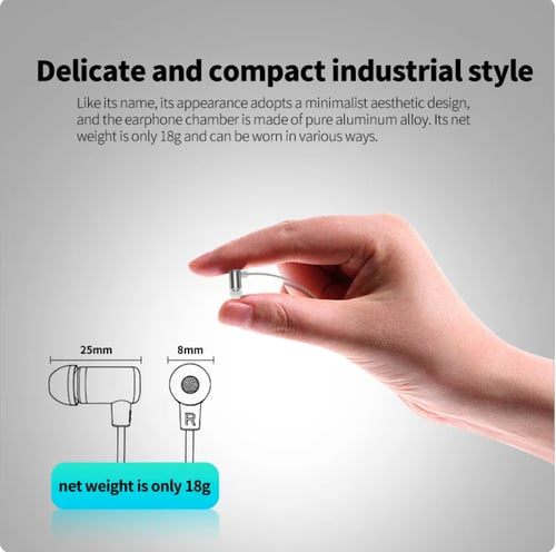 KZ Ling Long Earphones Dynamic HIFI Bass Earbuds I...