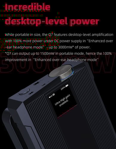 FiiO Q7 DSD512 MQA ES9038PRO Balanced Portable HiF...