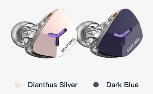 BGVP DMA 1DD+2BA+2BCD Hybrid IEMs HiFi PZT Bone Co...