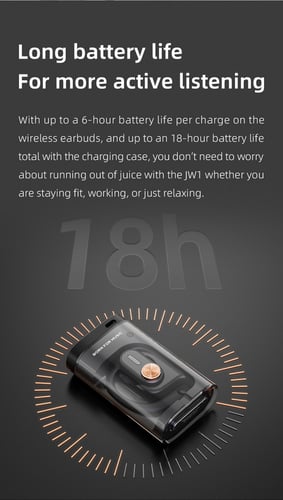 سماعة بلوتوث - FiiO JadeAudio JW1 Open TWS Bluetoo...