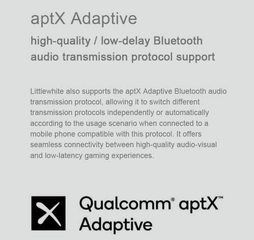 Moondrop Littlewhite 2PIN 0.78 Neckband Bluetooth...