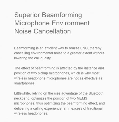 Moondrop Littlewhite 2PIN 0.78 Neckband Bluetooth...