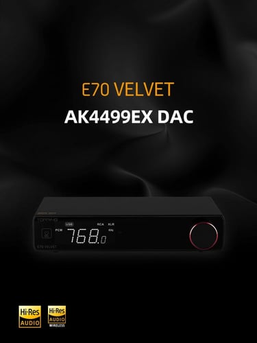 TOPPING E70 VELVET DAC - AKM AK4499EX