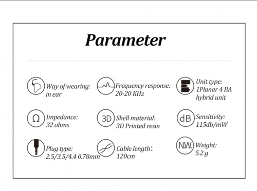 JUNEAR TBS-01 - 1Planar + 4BA IEM
