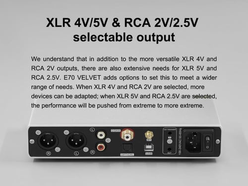 TOPPING E70 VELVET DAC - AKM AK4499EX