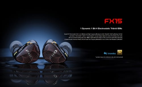 FiiO FX15 1DD+1BA+4EST Hybrid Drivers Electrostati...