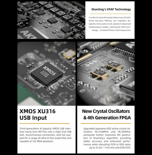 SHANLING M9 PLUS - AK4499EX *4 & AK4191 *2 - Music...