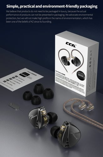 CCA Polaris In Ear Monitors Dual Cavity Dynamic Dr...