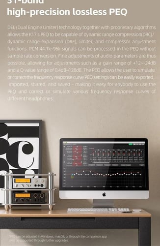 FiiO K17 Desktop DAC AMP Headphone Amplifier AK419...