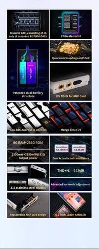 iBasso DX340 player music lossless Chinese brick H...