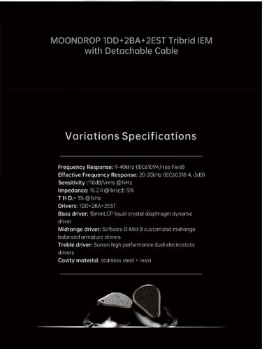 MoonDrop Variations IEM