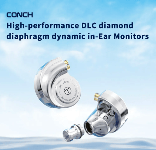 TRN Conch Earphone High-Performance DLC Diamond Di...