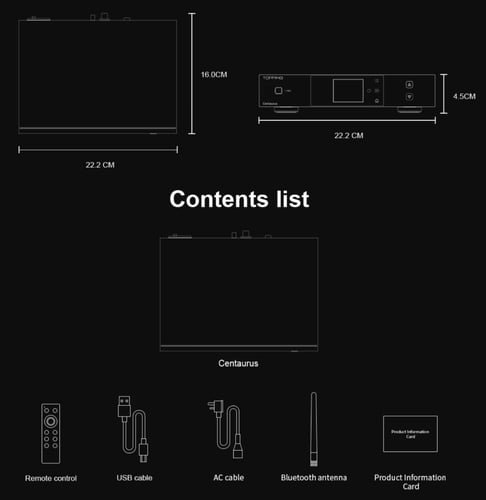 TOPPING Centaurus Decoder Fully Balanced high Perf...