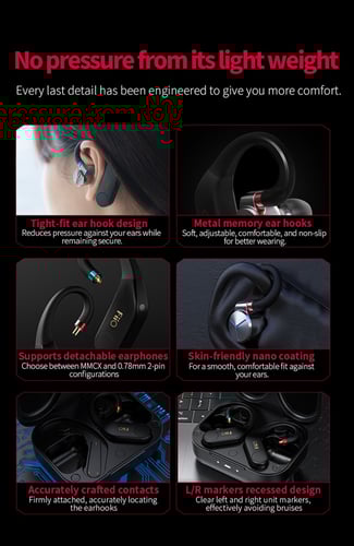 FiiO UTWS5 V2 - 2 pin 0.78