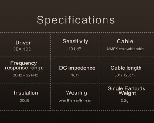 AUDIOSENSE AQ4 - لمحبي البيس IEM