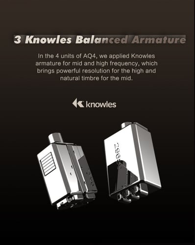 AUDIOSENSE AQ4 - لمحبي البيس IEM