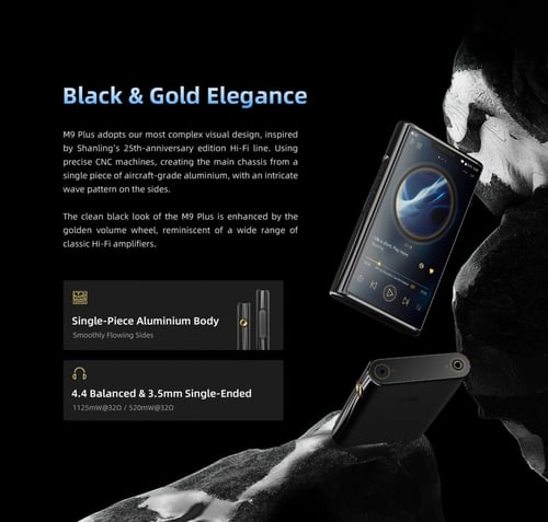 SHANLING M9 PLUS - AK4499EX *4 & AK4191 *2 - Music...