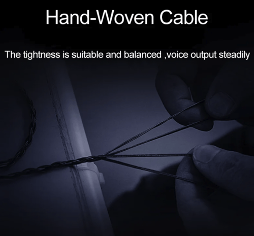 CVJ V3 IEM Cable Upgrated 16 Core 3.5mm Plug Stran...