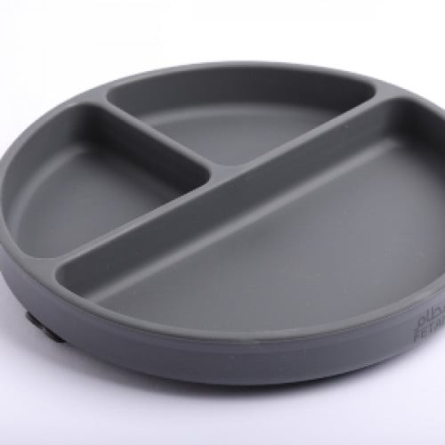 صحن سيليكون رمادي داكن Silicone Plate