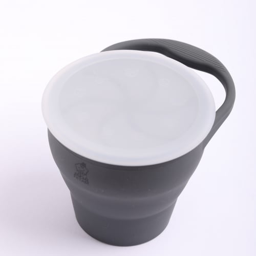 كوب الوجبات الخفيفة رمادي داكن Snack Cup