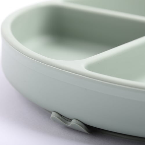 صحن سيليكون أخضر فاتح Silicone Plate