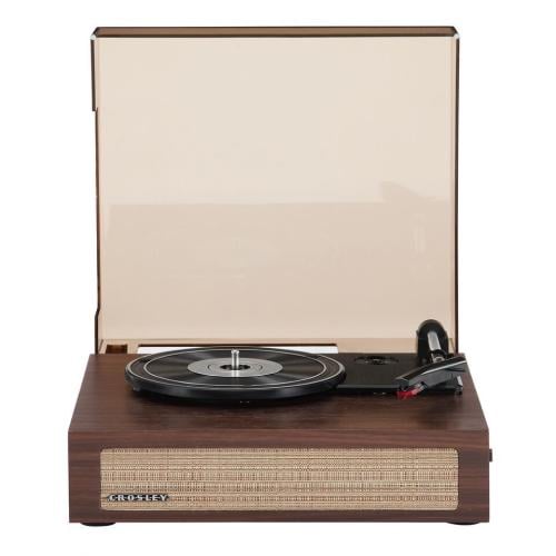 Crosley Scout Wood Record Player Walnut