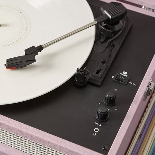 Crosley Voyager Pink Portable Bluetooth Audio Turn...