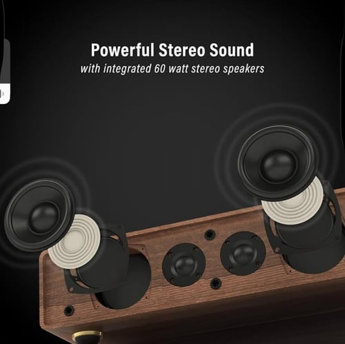 Crosley Record Player Turntable with Built-in Spea...