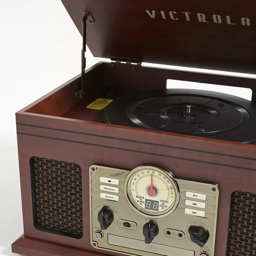 Victrola Quincy 6-In-1 Bluetooth Record Player