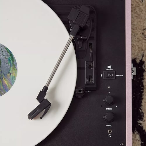 Crosley Voyager Pink Portable Bluetooth Audio Turn...