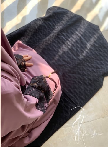 شرشف مرد لف دانتيل و الطرحة متصلة