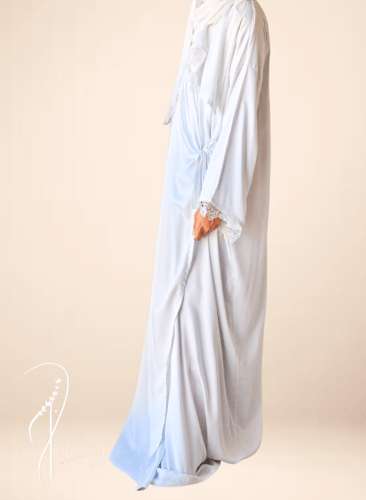 شرشف صلاة لف ابيض ستان اويا ابيض من لاجور