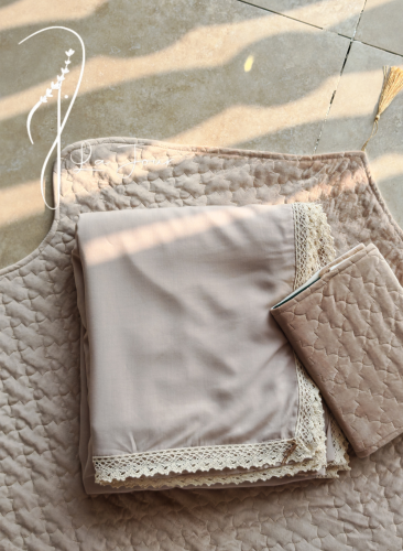 شرشف صلاة مربع مثل الملاية باج فاتح