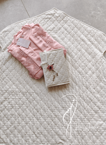 شرشف صلاة لف بنك فاتح مزين بالاويا تركي يدوي