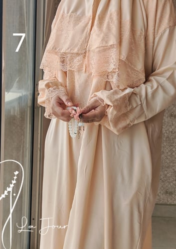 شرشف صلاة سستة رايون دانتيل عدة ألوان (حبة واحدة)