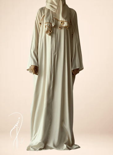 شرشف صلاة سحاب بيج كروشيه يدوي و الطرحة منفصلة .