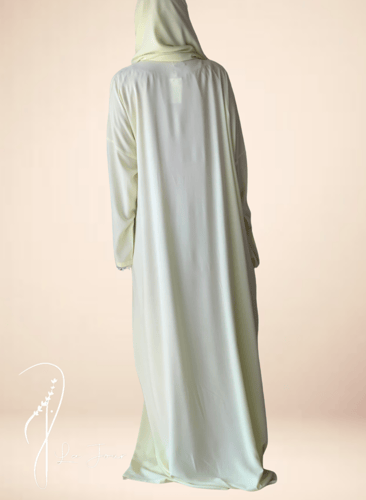 شرشف صلاة لف اصفر ليموني بالكروشيه و الورد الاويا...