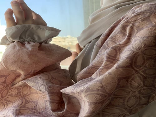شرشف صلاة رسم باتيك لف بيج وبورد بنك و الطرحة مثبت...