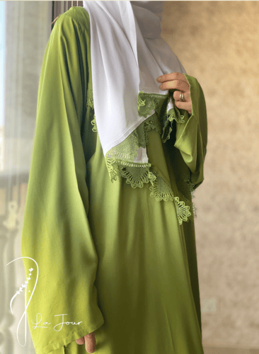 شرشف صلاة سستة اخضر اويا تركي يدوي