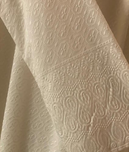 ثوب حج وعمرة أبيض قطن بطرف